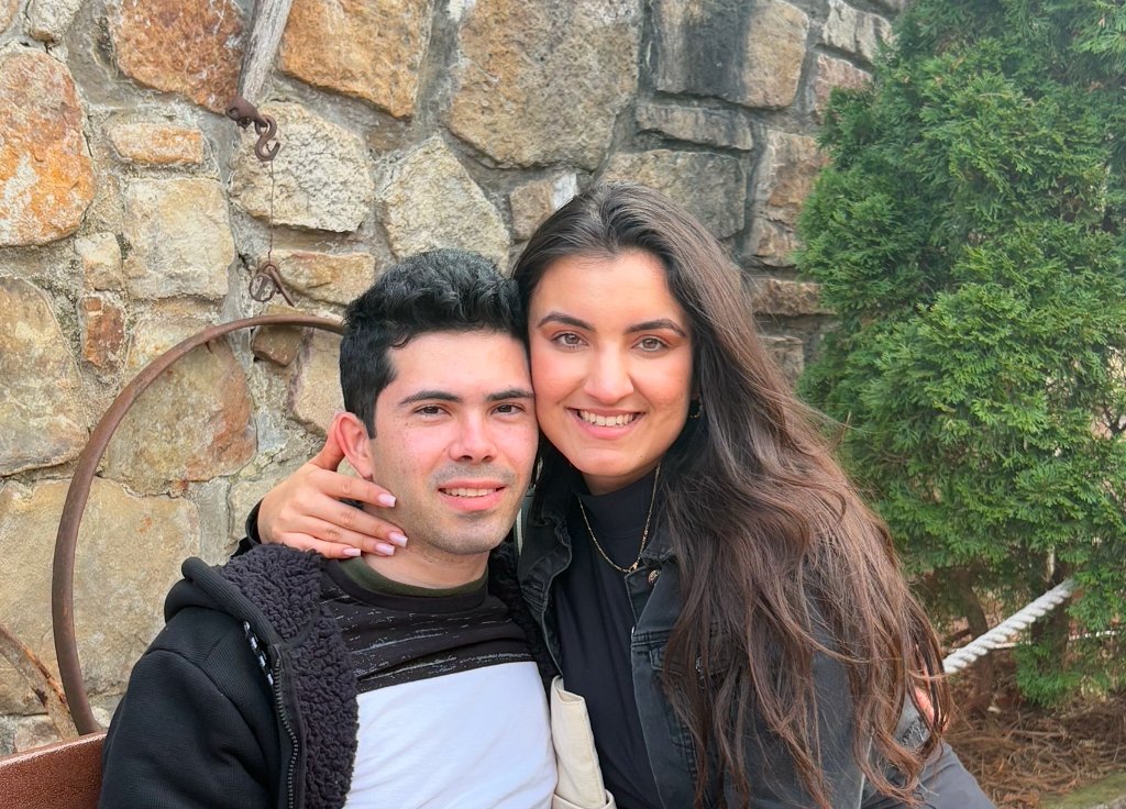 Celebración de aniversario de David y Rebecca